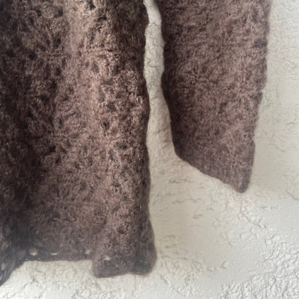 Vintage Anthropologie Crocheted Mohair Sweater - Picture 5 of 6